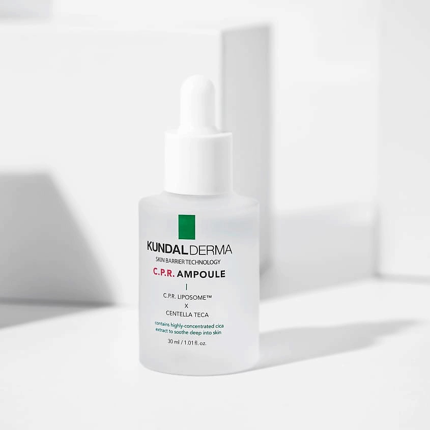 KUNDAL Сыворотка для лица восстанавливающая с центеллой азиатской, пантенолом и клевером луговым Derma Ampoule – фото 13