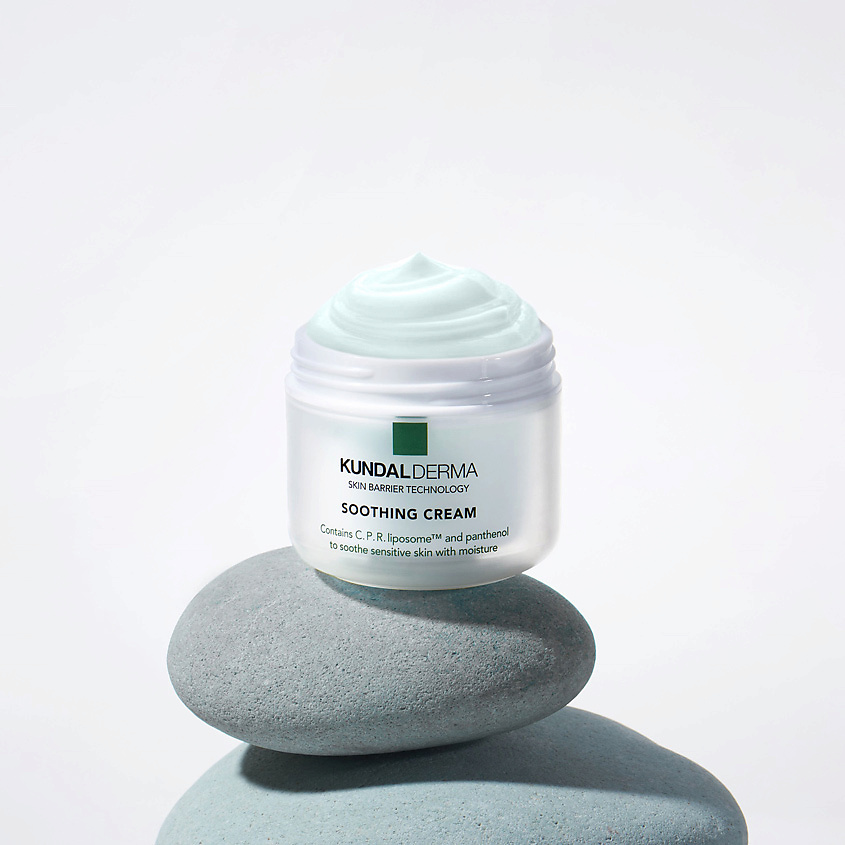 KUNDAL Крем для лица успокаивающий с центеллой азиатской, пантенолом и клевером луговым Derma Soothing Cream – фото 9
