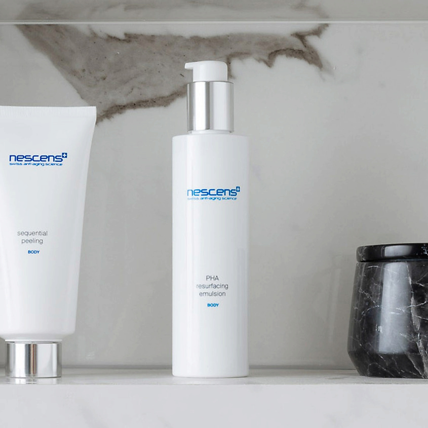NESCENS Эмульсия с PHA выравнивающая для тела PHA Resurfacing Emulsion Body – фото 4