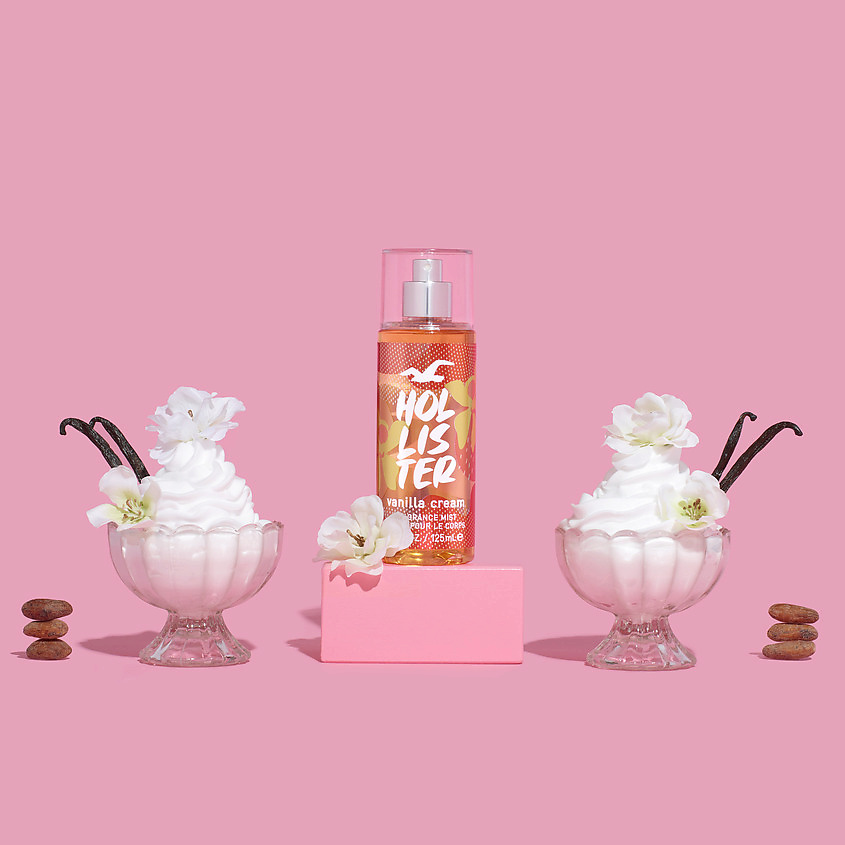 HOLLISTER Парфюмированный мист для тела Body Mist Vanilla Cream – фото 2