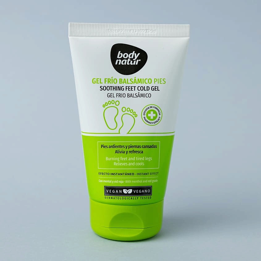BODY NATUR Успокаивающий охлаждающий крем против усталости Soothing Cold Gel – фото 2
