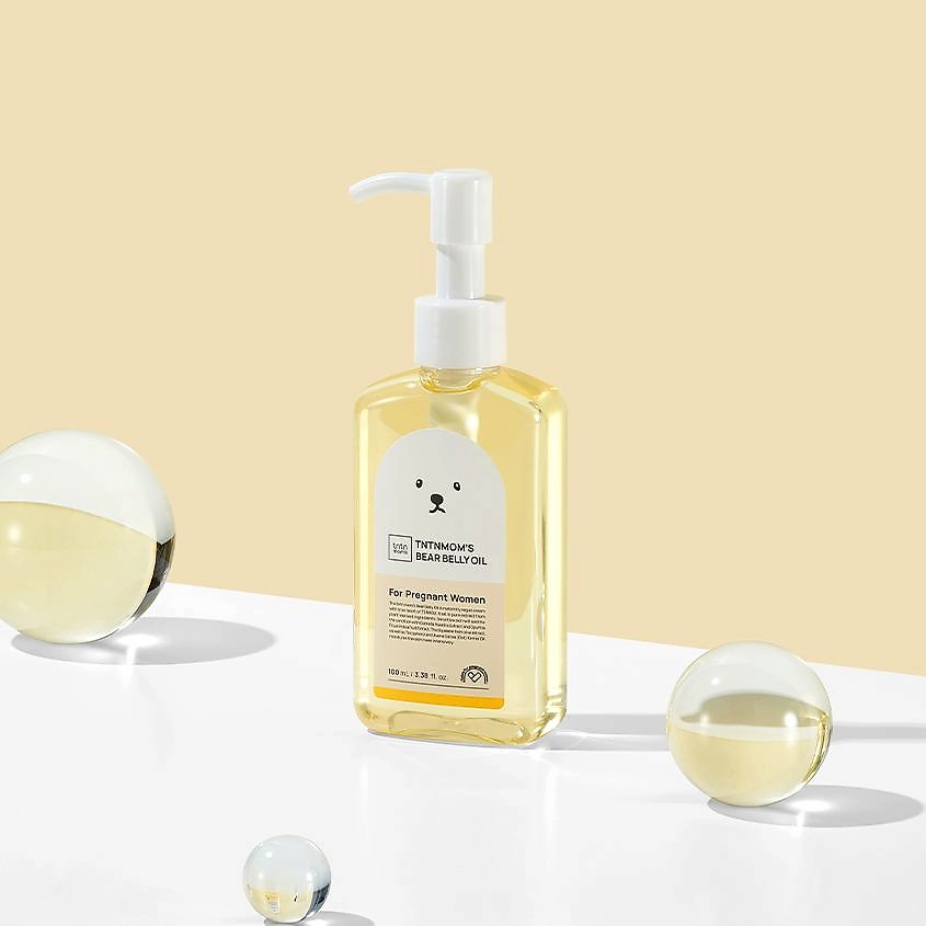 TNTNMOM'S Масло для тела для женщин во время беременности и после родов Bear Belly Oil – фото 2