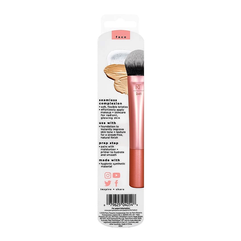 REAL TECHNIQUES Кисть для хайлайтера Sheer Radiance Fan Brush – фото 3
