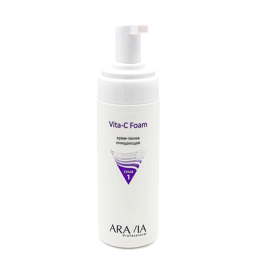 ARAVIA PROFESSIONAL Крем-пенка очищающая Vita-C Foaming – фото 3