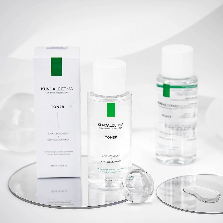 KUNDAL Тонер для лица с центеллой азиатской, пантенолом и клевером луговым Derma Toner – фото 7