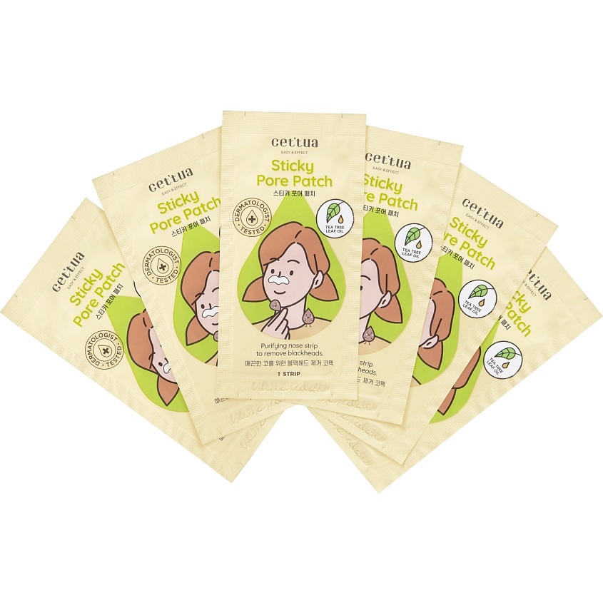 CETTUA Очищающие полоски для носа для удаления черных точек Sticky Pore Patch – фото 3