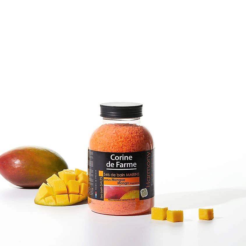 CORINE DE FARME Соли морские для ванн Манго Sea Bath Salts Mango Fragrance – фото 3