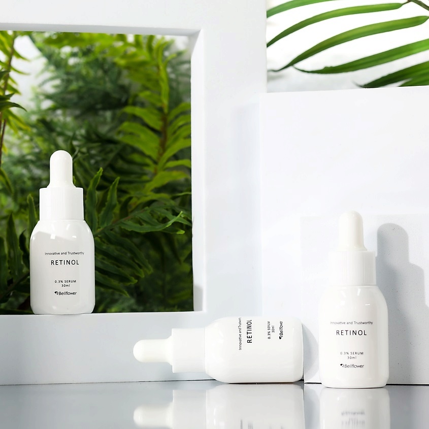 BELLFLOWER Сыворотка для лица с ретинолом Retinol 0.3% Serum – фото 5