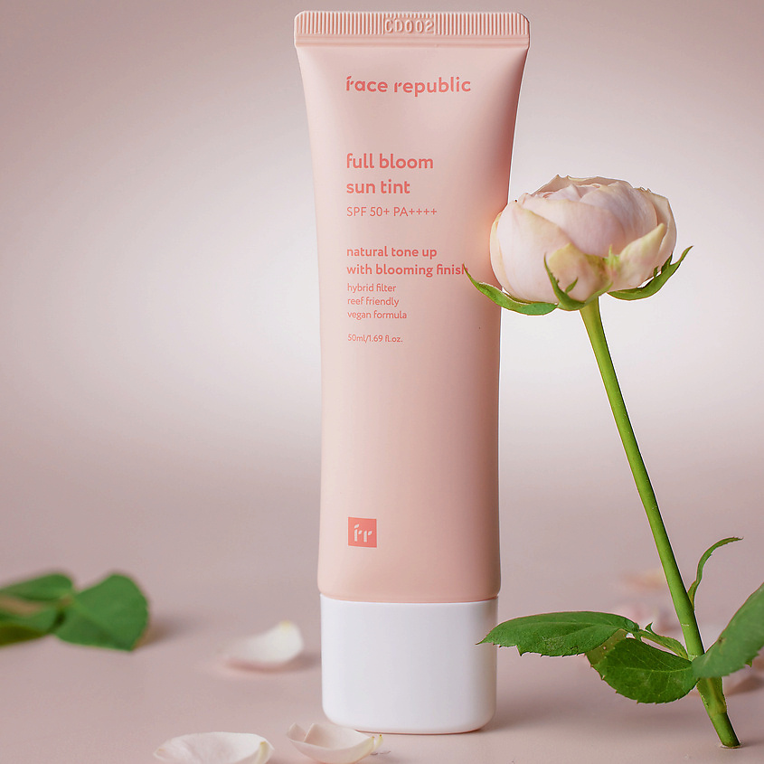 FACE REPUBLIC Тинт для лица солнцезащитный SPF50+ PA++++ Full bloom sun tint – фото 4