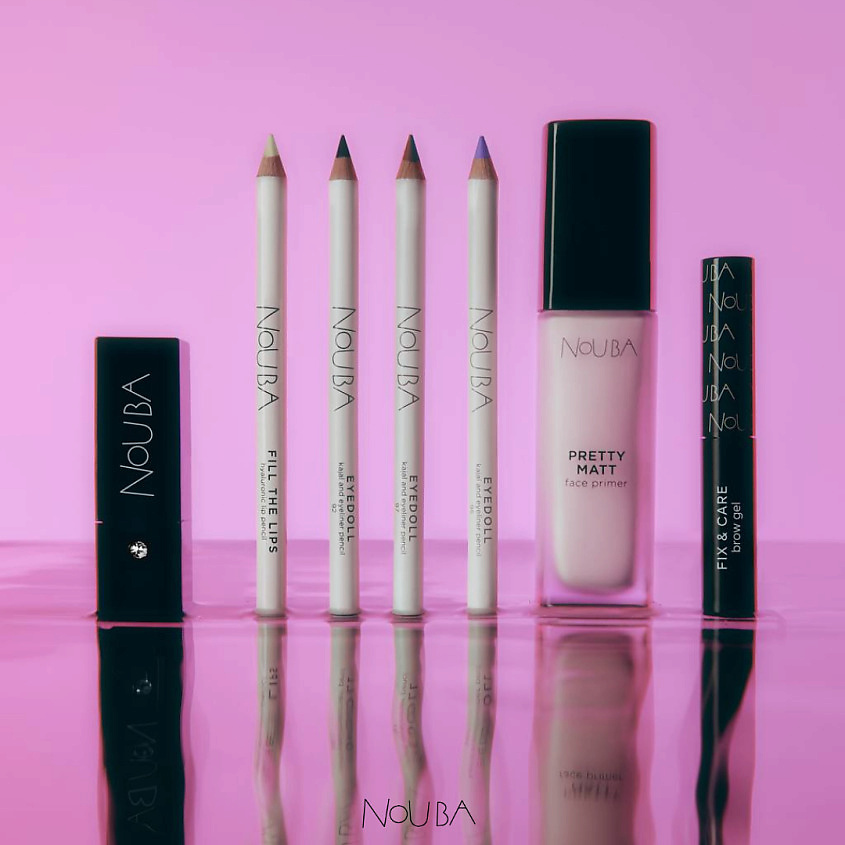 NOUBA Гель для бровей фиксирующий ухаживающий Fix&Care Brow Gel – фото 8