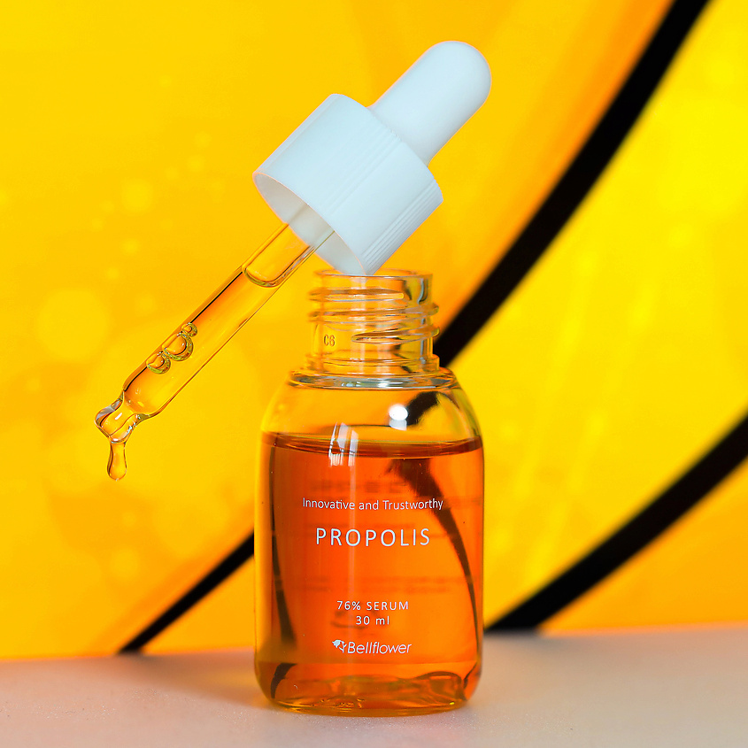 BELLFLOWER Сыворотка для лица с прополисом Propolis 76% Serum – фото 6