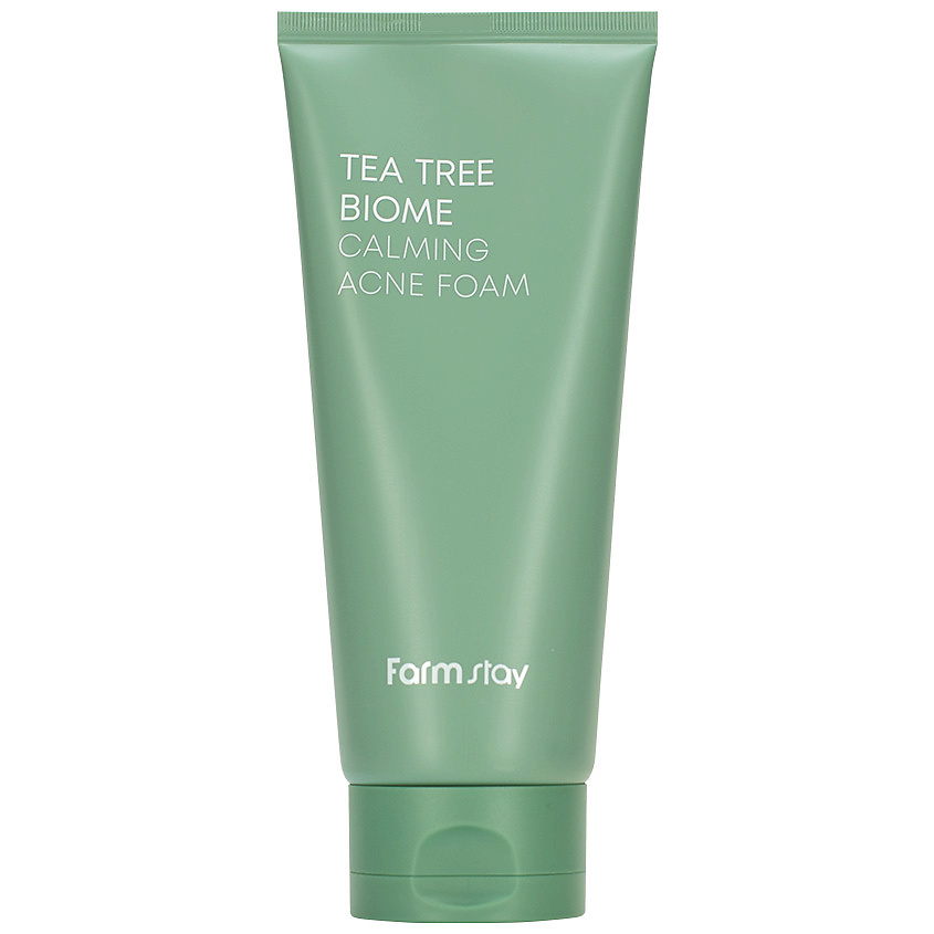 FARMSTAY Пенка для умывания Успокаивающая для проблемной кожи Tea Tree Biome Calming Acne Foam – фото 2