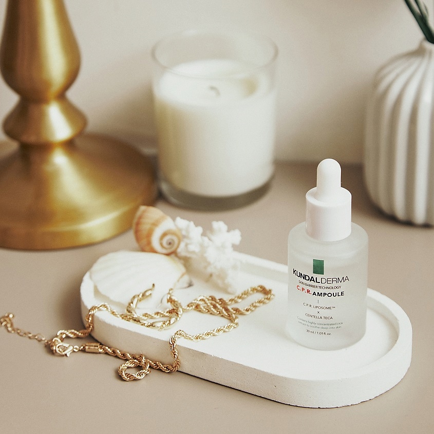 KUNDAL Сыворотка для лица восстанавливающая с центеллой азиатской, пантенолом и клевером луговым Derma Ampoule – фото 9
