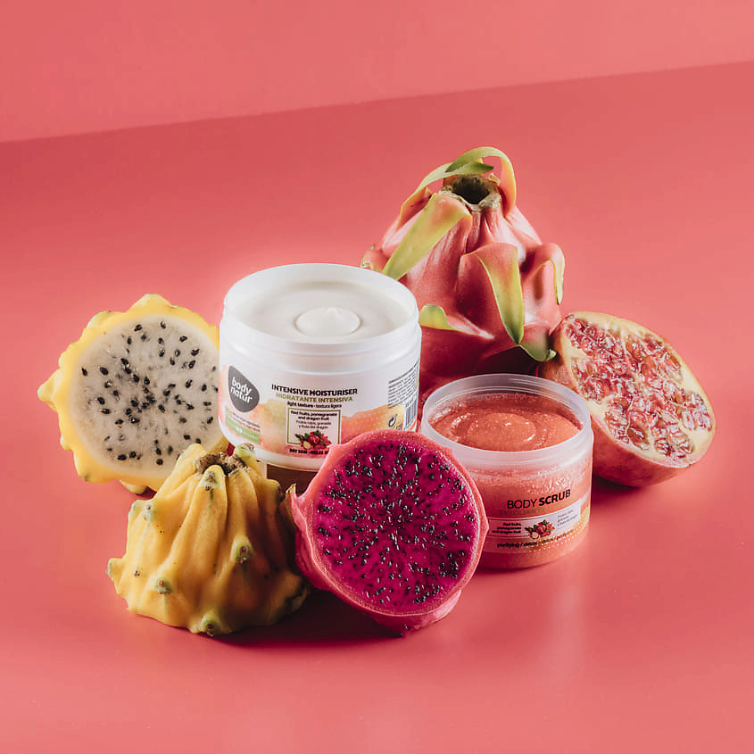 BODY NATUR Масло для тела красные фрукты, гранат и питайя Body Butter Manteca Corporal – фото 3