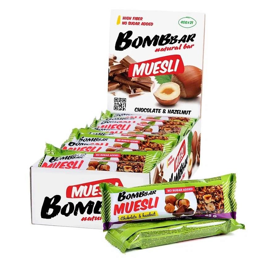 BOMBBAR Батончик Мультизлаковый фундук – фото 3