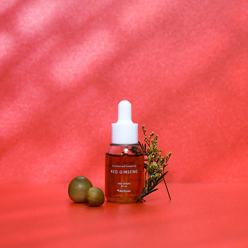 BELLFLOWER Сыворотка для лица с красным женьшенем Red Ginseng 66% Serum – фото 3