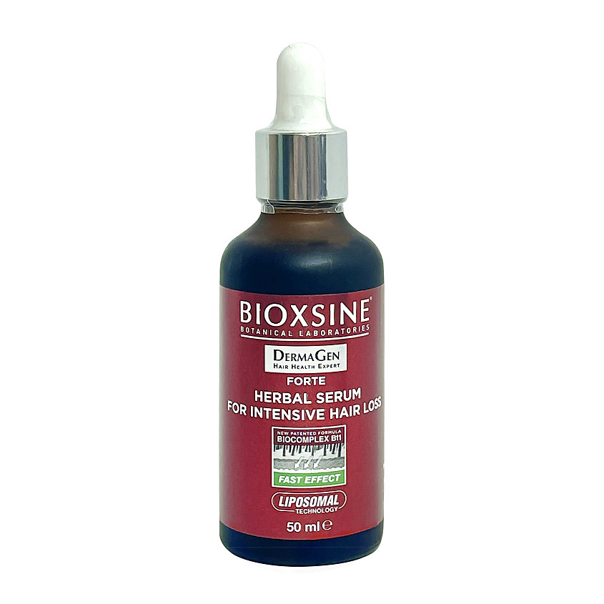 BIOXSINE Сыворотка форте против интенсивного выпадения для всех типов волос DermaGen – фото 3