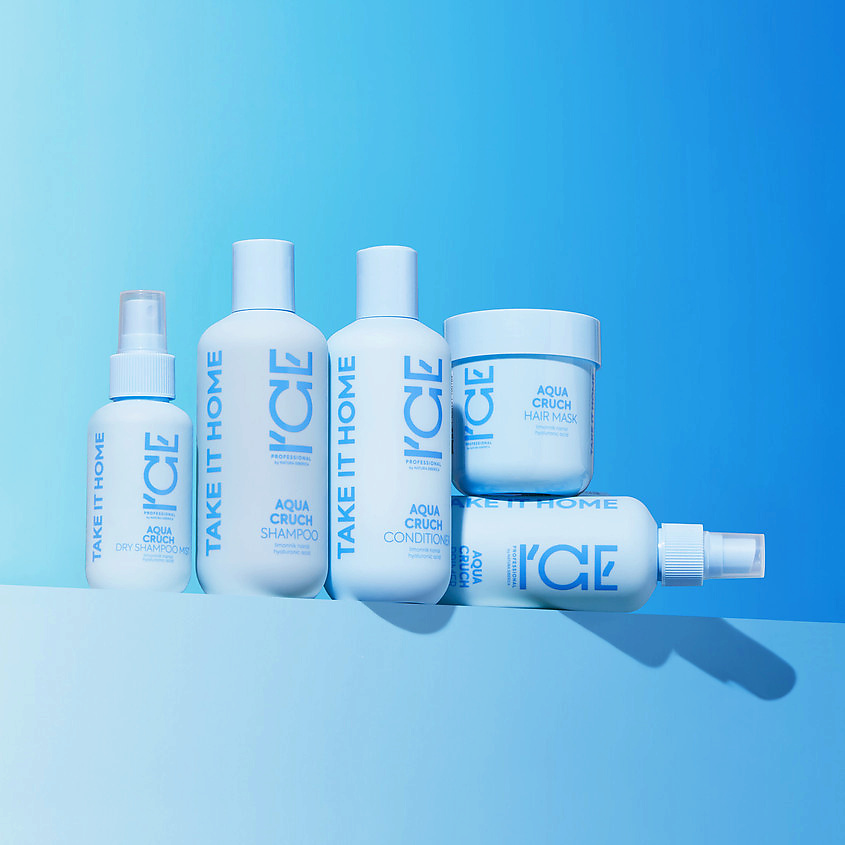 ICE BY NATURA SIBERICA Маска для волос Увлажняющая Aqua Cruch Hair Mask – фото 8