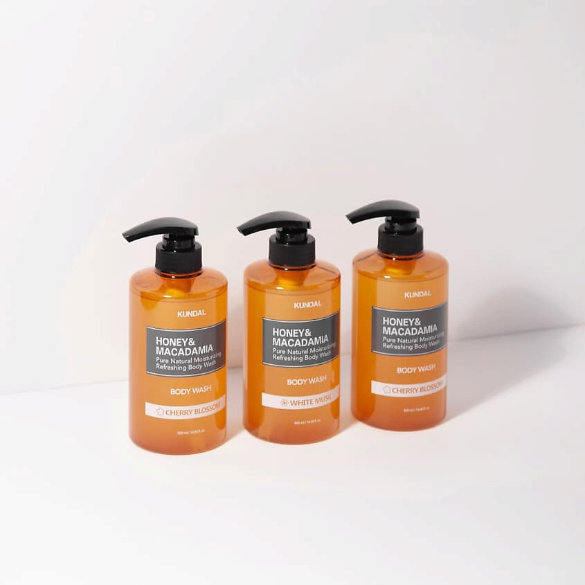 KUNDAL Гель для душа Белый мускус Honey & Macadamia Body Wash – фото 5
