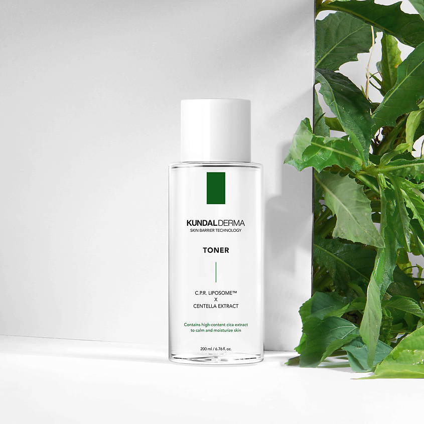 KUNDAL Тонер для лица с центеллой азиатской, пантенолом и клевером луговым Derma Toner – фото 6