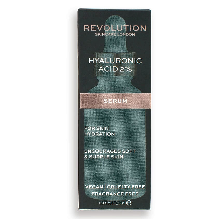 REVOLUTION SKINCARE Сыворотка увлажняющая с Гиалуроновой кислотой 2% – фото 2
