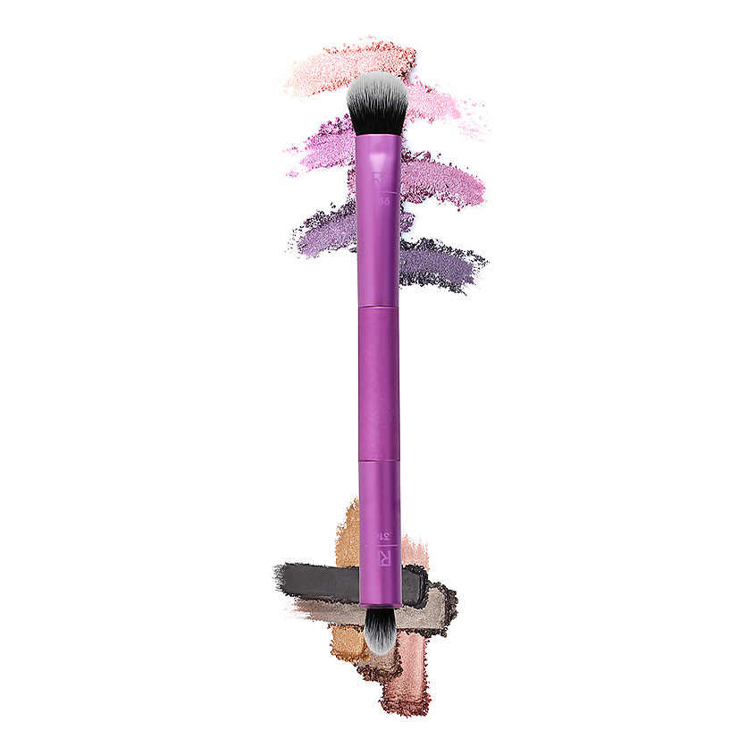 REAL TECHNIQUES Двусторонняя кисть для теней Dual Ended Blend + Define Brush – фото 2