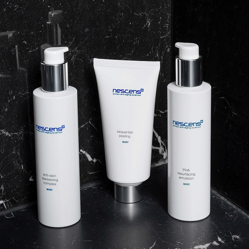 NESCENS Эмульсия с PHA выравнивающая для тела PHA Resurfacing Emulsion Body – фото 2