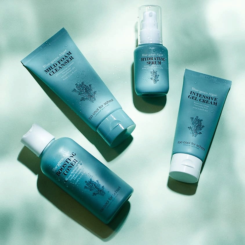 TOO COOL FOR SCHOOL Увлажняющая сыворотка для лица с экстрактом водорослей Blue-Green Algae – фото 2
