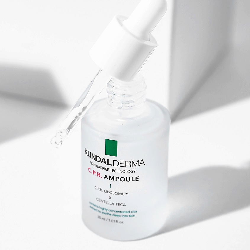 KUNDAL Сыворотка для лица восстанавливающая с центеллой азиатской, пантенолом и клевером луговым Derma Ampoule – фото 16