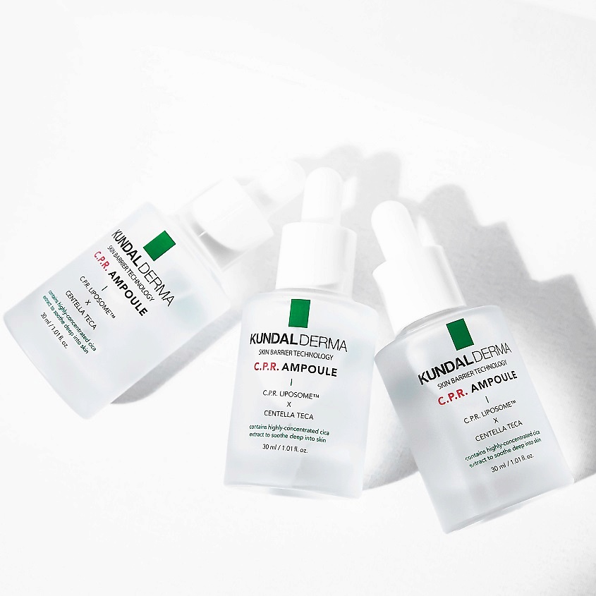 KUNDAL Сыворотка для лица восстанавливающая с центеллой азиатской, пантенолом и клевером луговым Derma Ampoule – фото 3