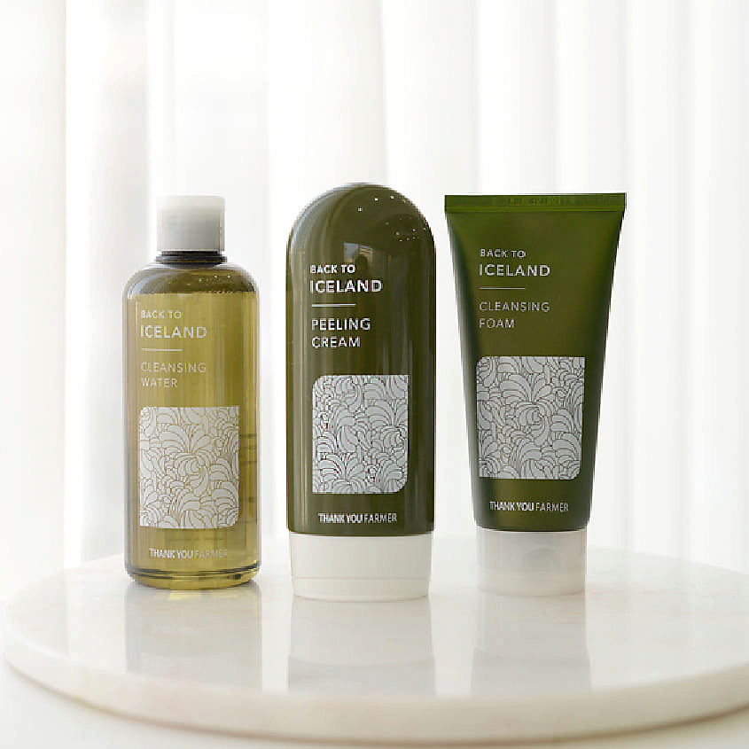 THANK YOU FARMER Пенка очищающая с ледниковой водой для лица Back to Iceland Cleansing Foam – фото 3