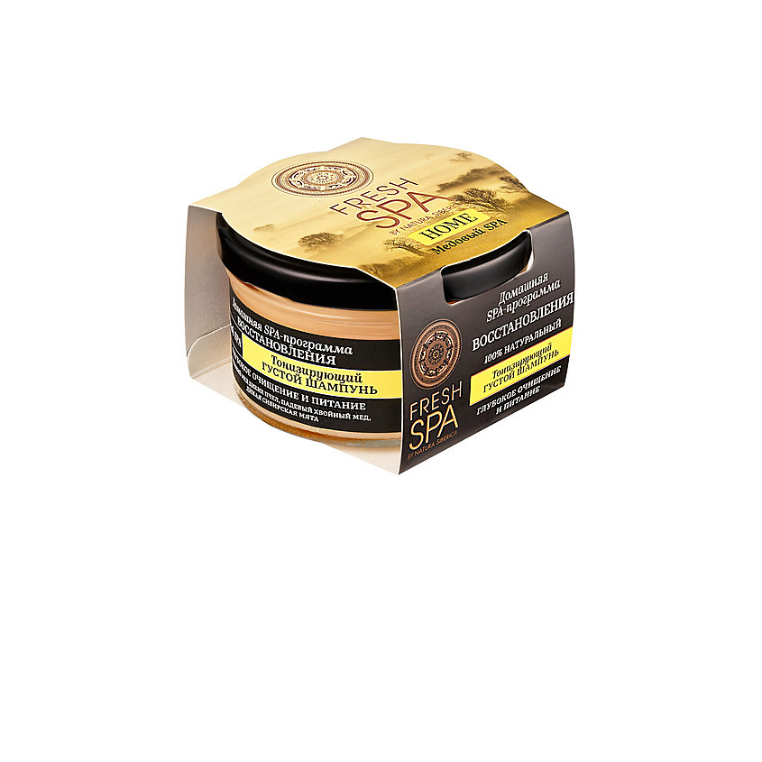 NATURA SIBERICA Густой шампунь "Тонизирующий. МЕДОВЫЙ SPA" Fresh SPA home – фото 2