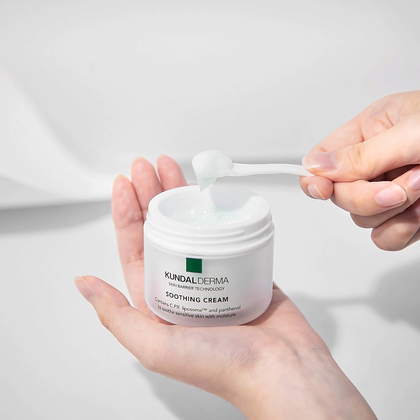 KUNDAL Крем для лица успокаивающий с центеллой азиатской, пантенолом и клевером луговым Derma Soothing Cream – фото 2
