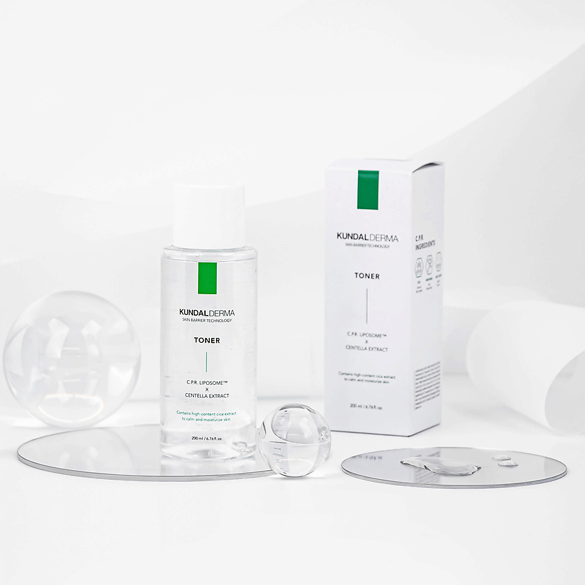 KUNDAL Тонер для лица с центеллой азиатской, пантенолом и клевером луговым Derma Toner – фото 8