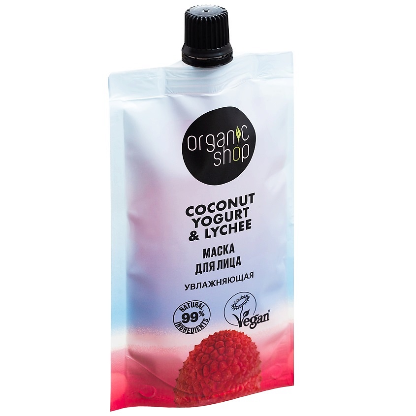 ORGANIC SHOP Маска для лица "Увлажняющая" Coconut yogurt – фото 2