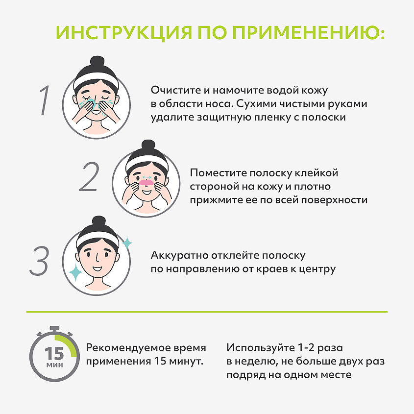 CETTUA Очищающие полоски для носа для удаления черных точек Sticky Pore Patch – фото 2