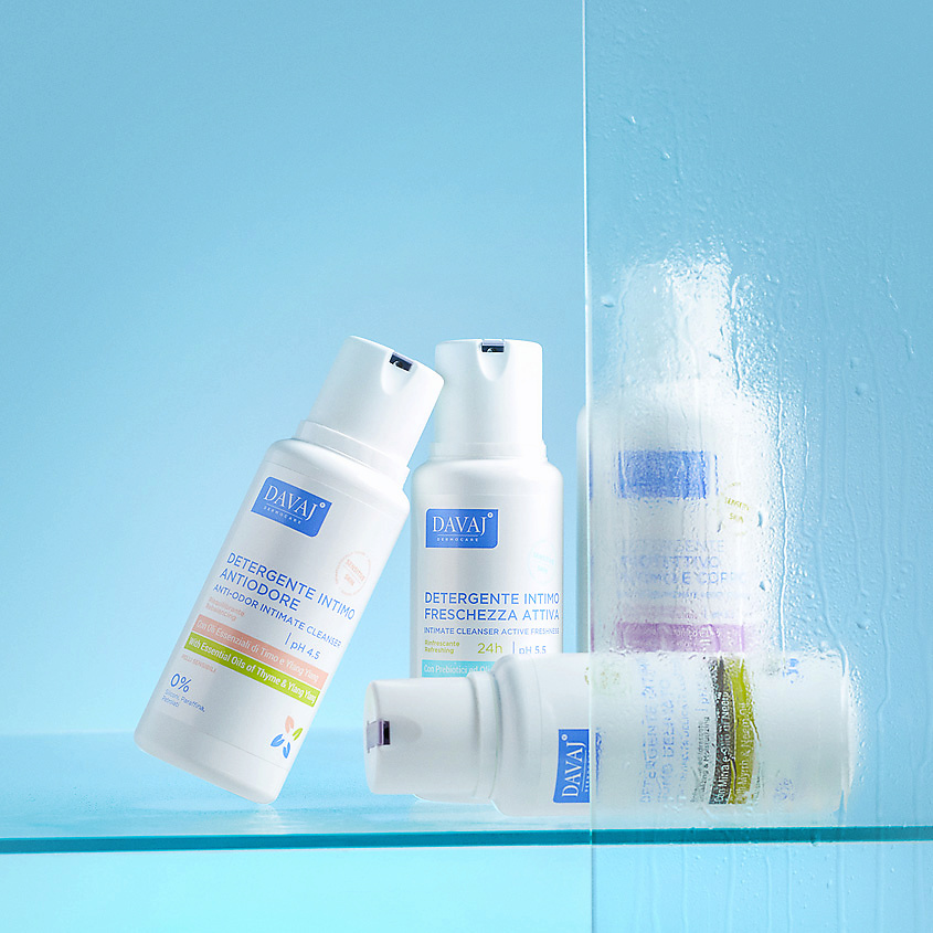 DAVAJ Средство для интимной гигиены с маслом тимьяна и иланг-иланга Anti0Odor Intimate Cleanser – фото 2