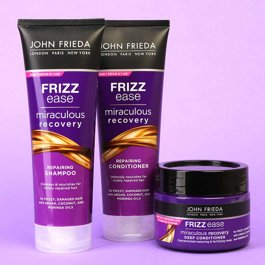 JOHN FRIEDA Шампунь для интенсивного ухода за непослушными волосами Frizz Ease MIRACULOUS RECOVERY – фото 8