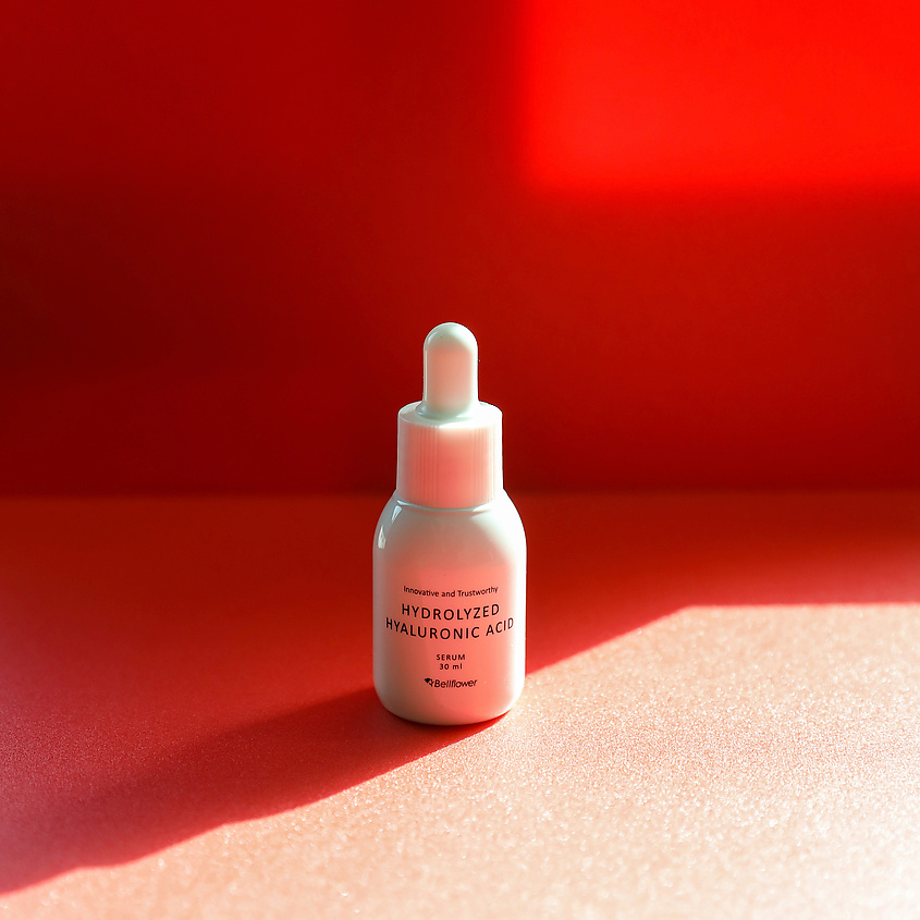 BELLFLOWER Сыворотка для лица с гиалуроновой кислотой Hydrolyzed Hyaluronic Acid Serum – фото 3