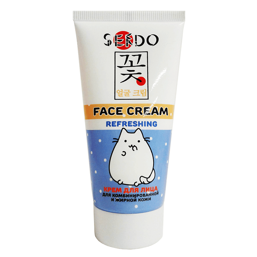 Изображение товара SENDO Крем для лица для комбинированной и жирной кожис молочной кислотой, 50