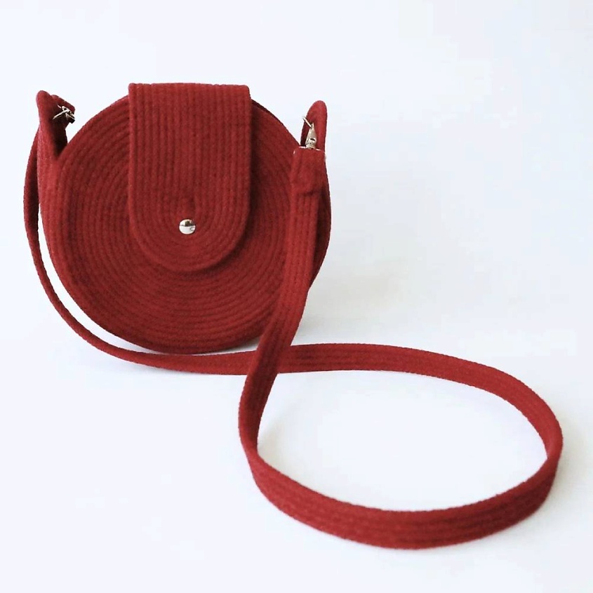 Изображение товара OLALA HOME Сумка кросс-боди Round mini, Бордовый