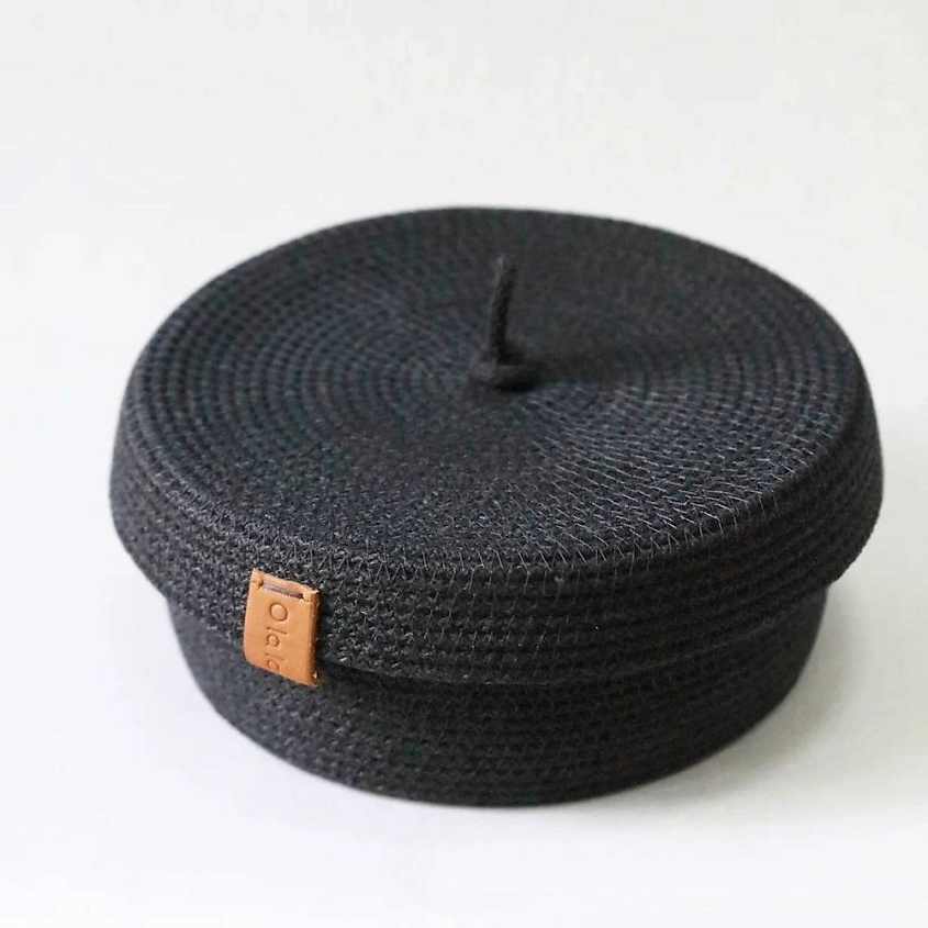 Изображение товара OLALA HOME Круглая корзина с крышкой, 1 шт.