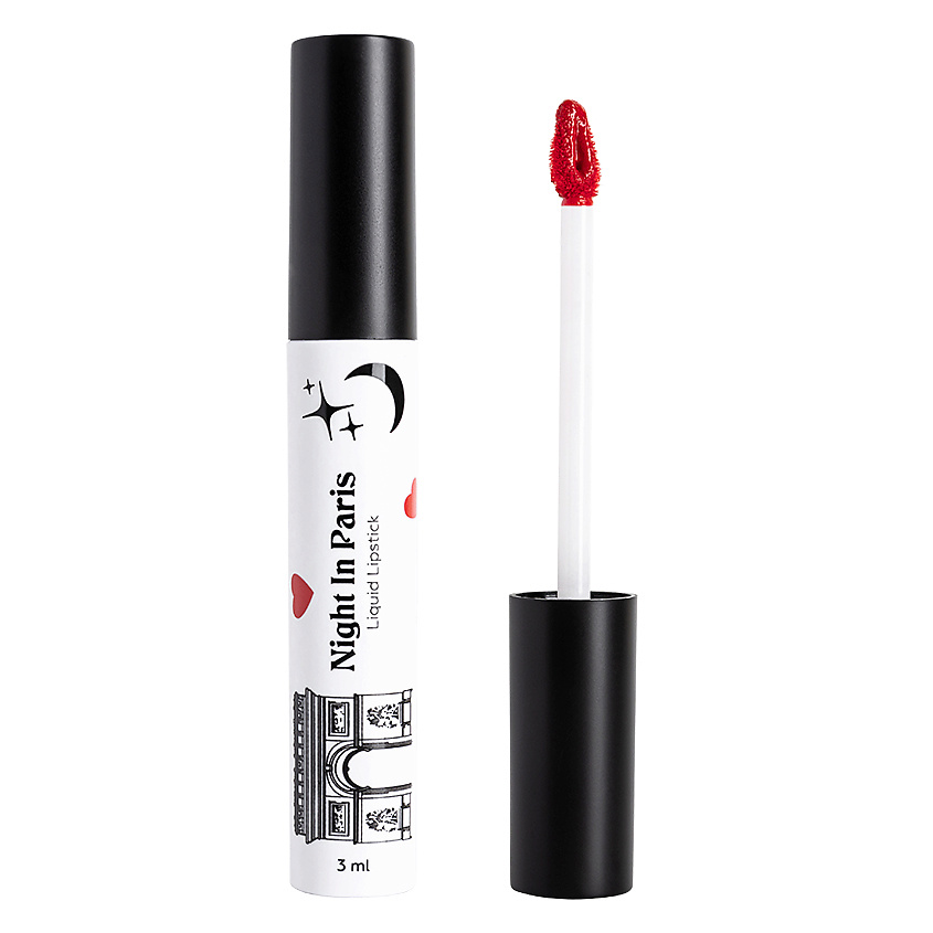 Изображение товара ЛЭТУАЛЬ Жидкая матовая помада для губ NIGHT IN PARIS, № 106, 3 мл