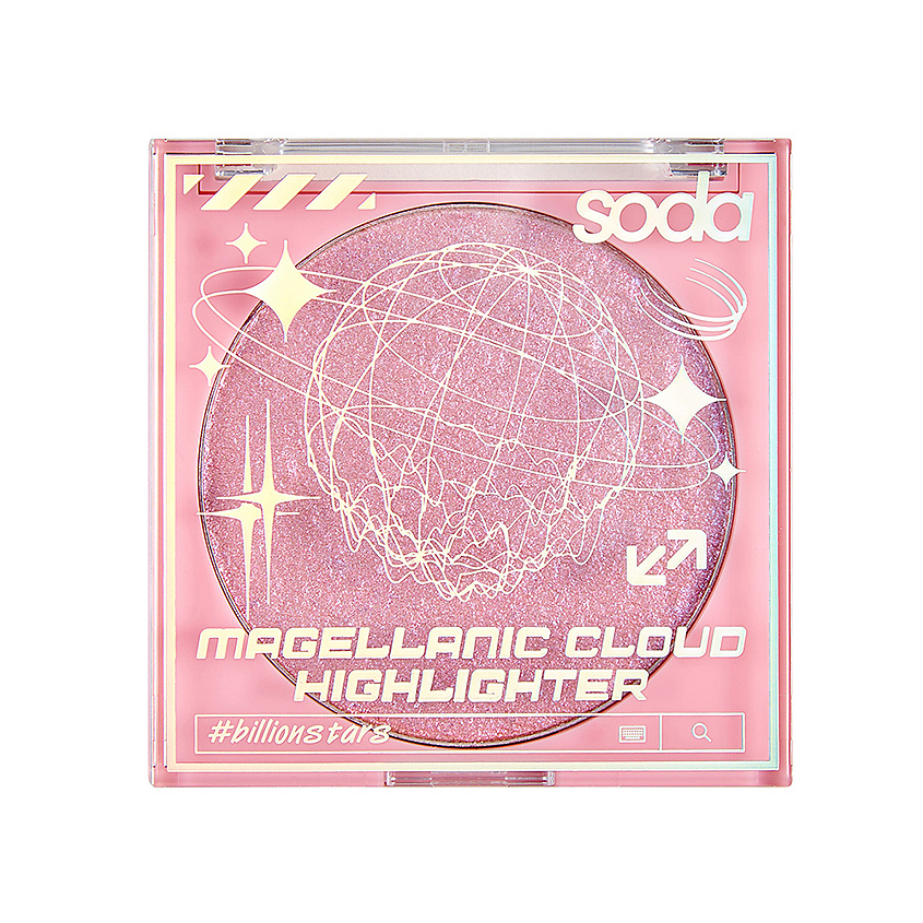 Изображение товара SODA Хайлайтер MAGELLANIC CLOUD #billionstars, 8 г