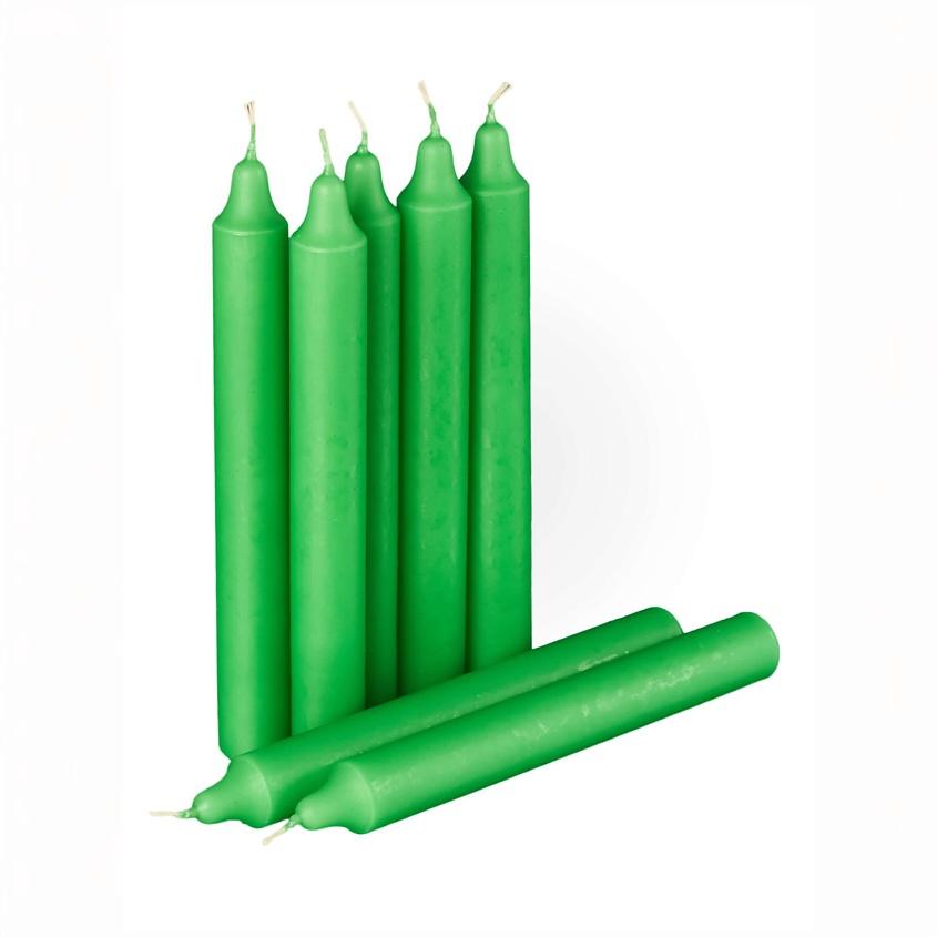 Изображение товара ЖИВОЙ КРЫМ Свечи для дома, Зеленый