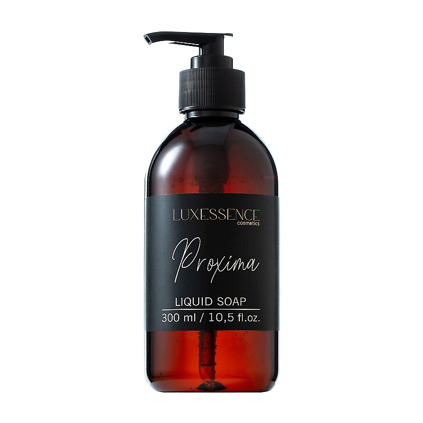 Изображение товара LUXESSENCE Жидкое мыло Proxima 300 мл для рук и тела унисекс аромат клубники и персика