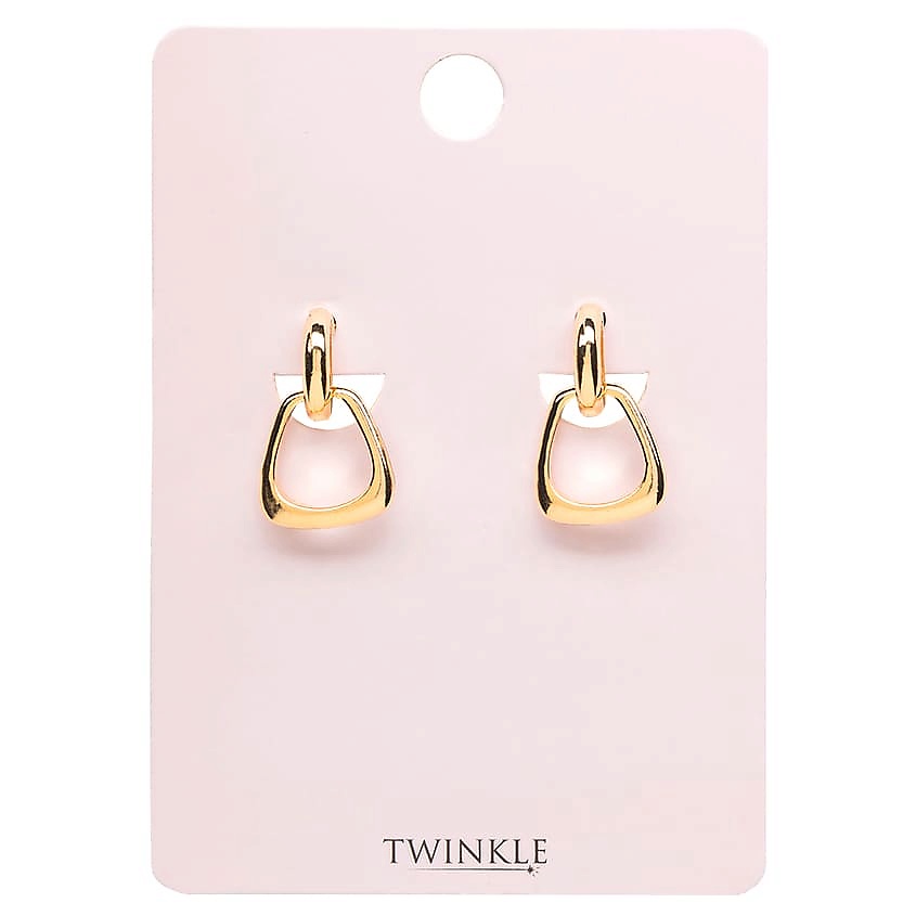 Изображение товара TWINKLE Серьги-клипсы CLASSIC GOLD, 1 пара