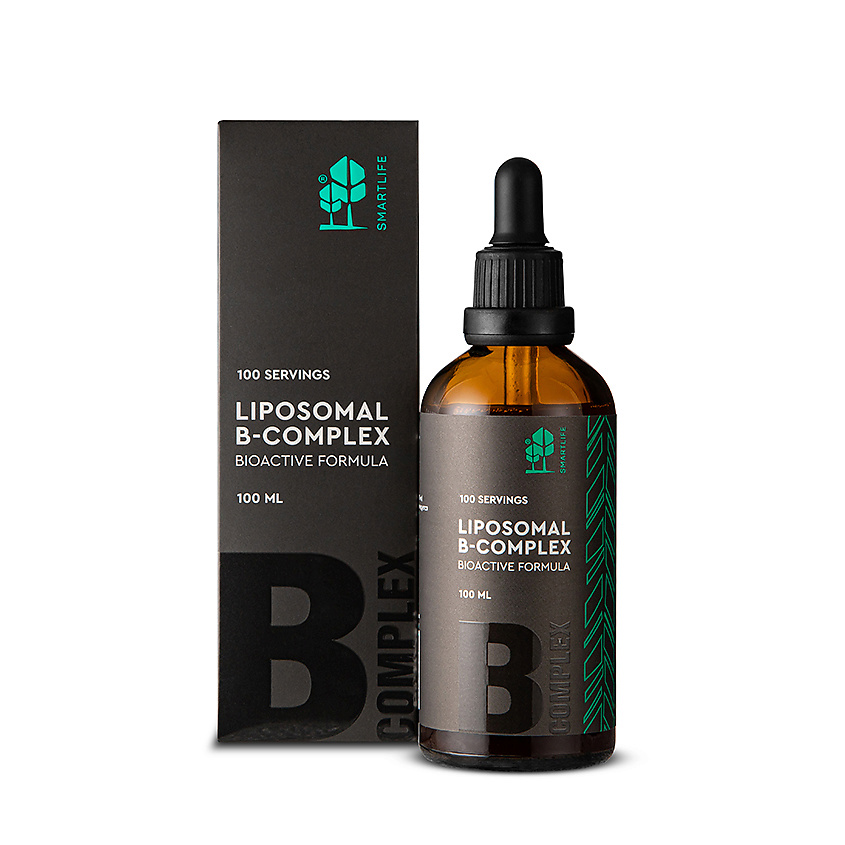 Изображение товара SMARTLIFE Липосомальный В-комплекс Liposomal B-Complex, 100 порций, 100 мл