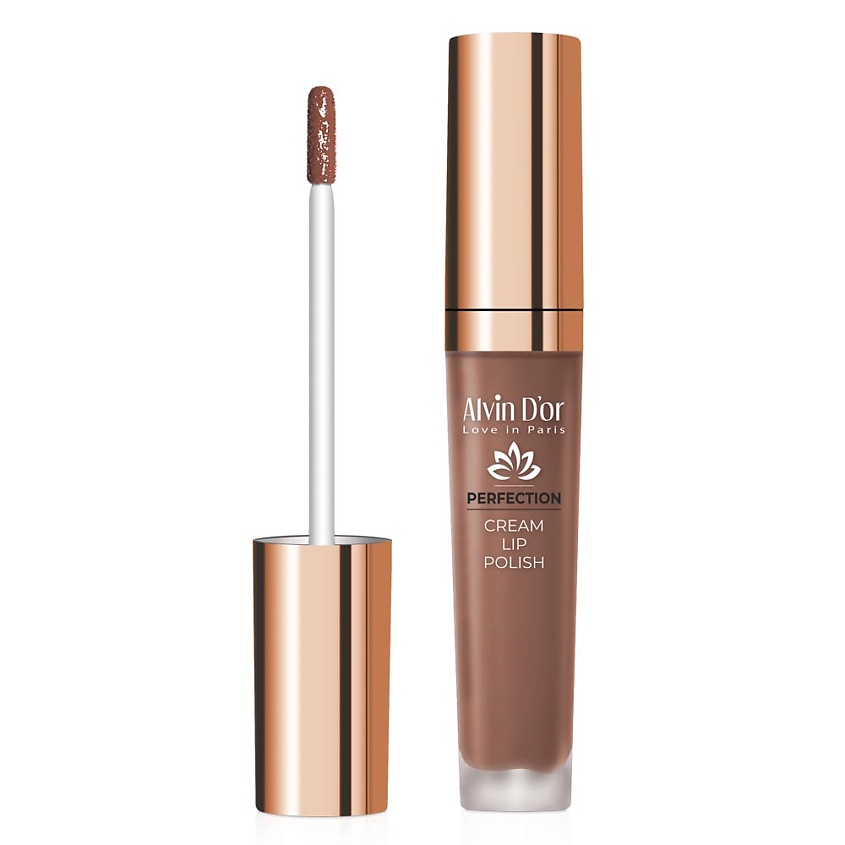 Изображение товара Кремовый лак для губ ALVIN D'OR Perfection 06 корица с ягодным оттенком