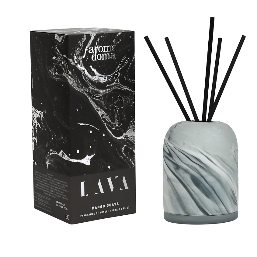 Изображение товара Аромадиффузор с палочками Aroma Doma стильный и ароматный для дома